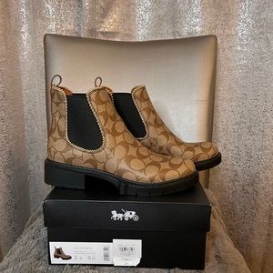 Coach Signature Canvas Bootie